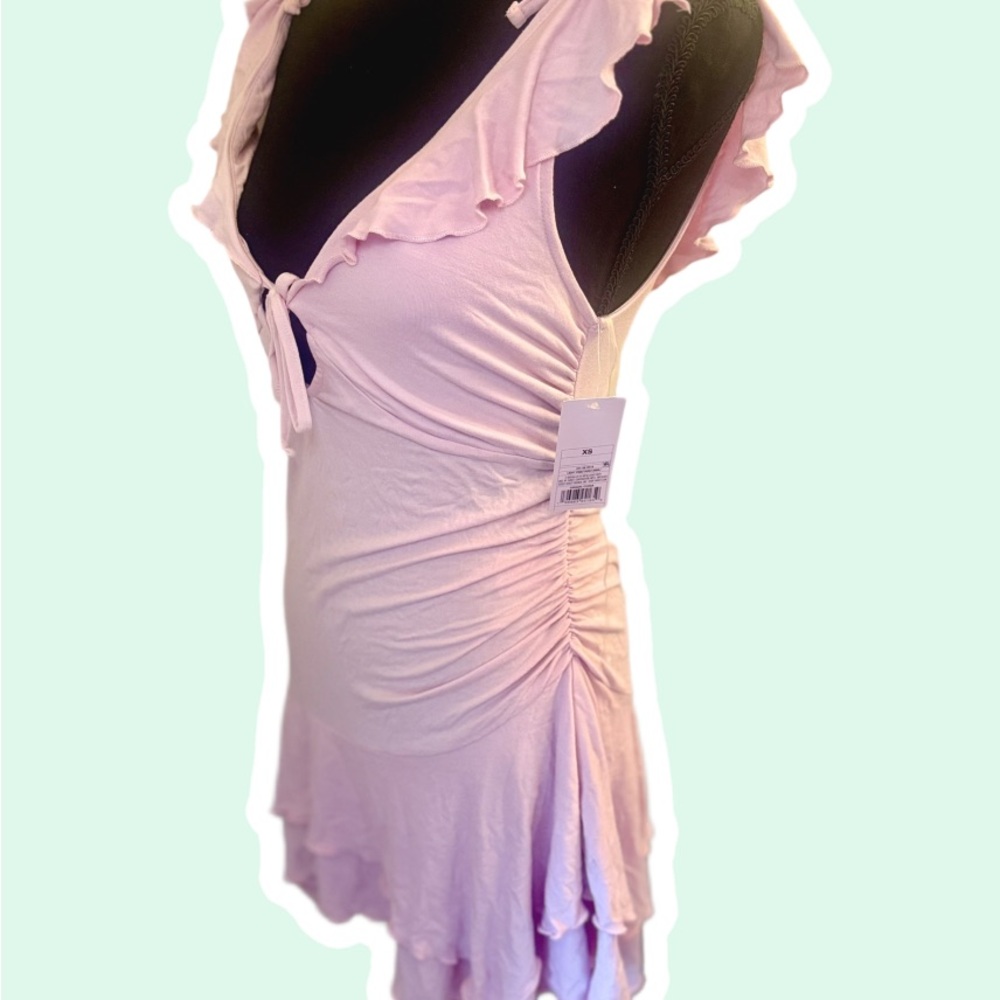 Light Pink Ruffle Dress